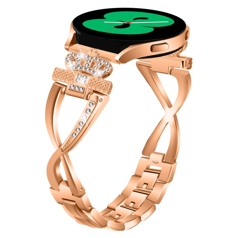 20mm Amazfit Cheetah Pro crown rhinestone décor alloy strap