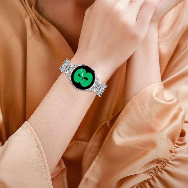 20mm Amazfit Cheetah Pro crown rhinestone décor alloy strap