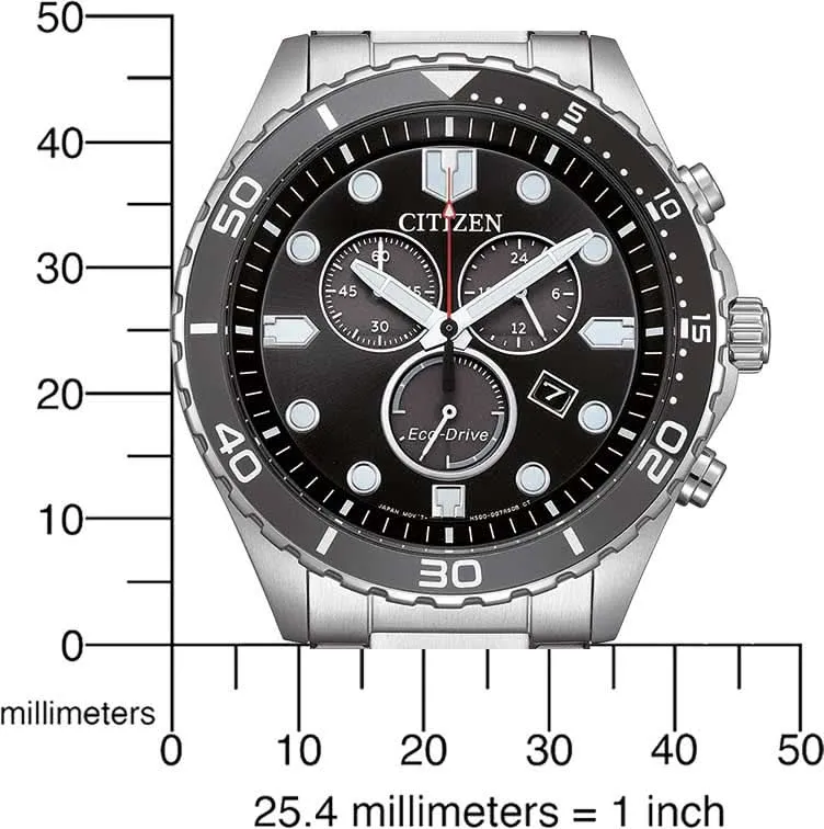 Citizen Sport AT2568-82E Herrenuhr • Eco-Drive Solar • Chronograph