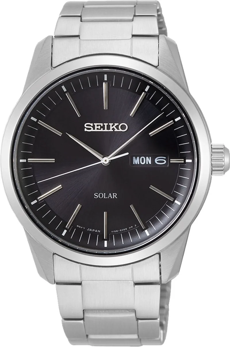 Seiko Conceptual SNE527P1 Herrenuhr • Solar-Antrieb • Saphirglas