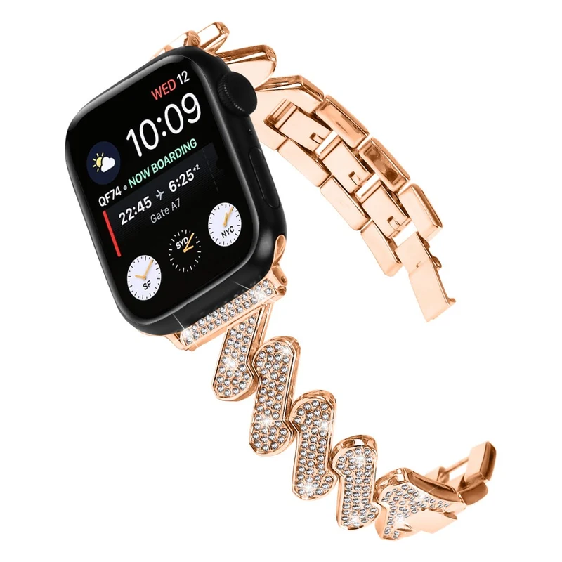 Apple Watch Series 8 (45mm) / Watch Ultra rhinestone luxury décor metal strap