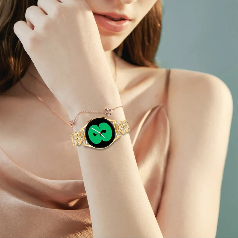 Samsung Galaxy Watch 6 / 6 Classic rhinestone luxury décor metal strap