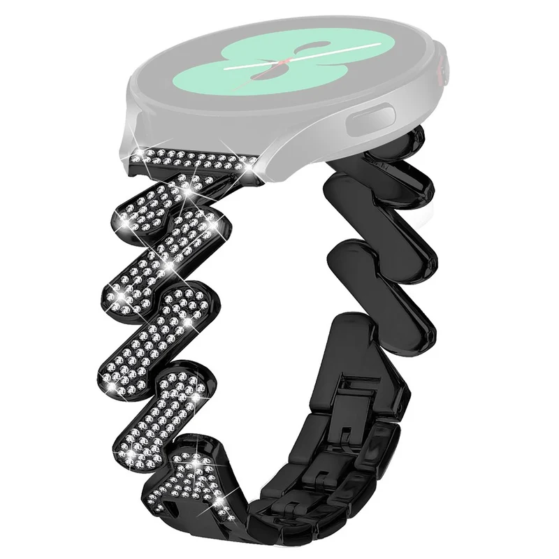 20mm Samsung Galaxy Watch Active 2 / Active rhinestone luxury décor metal strap