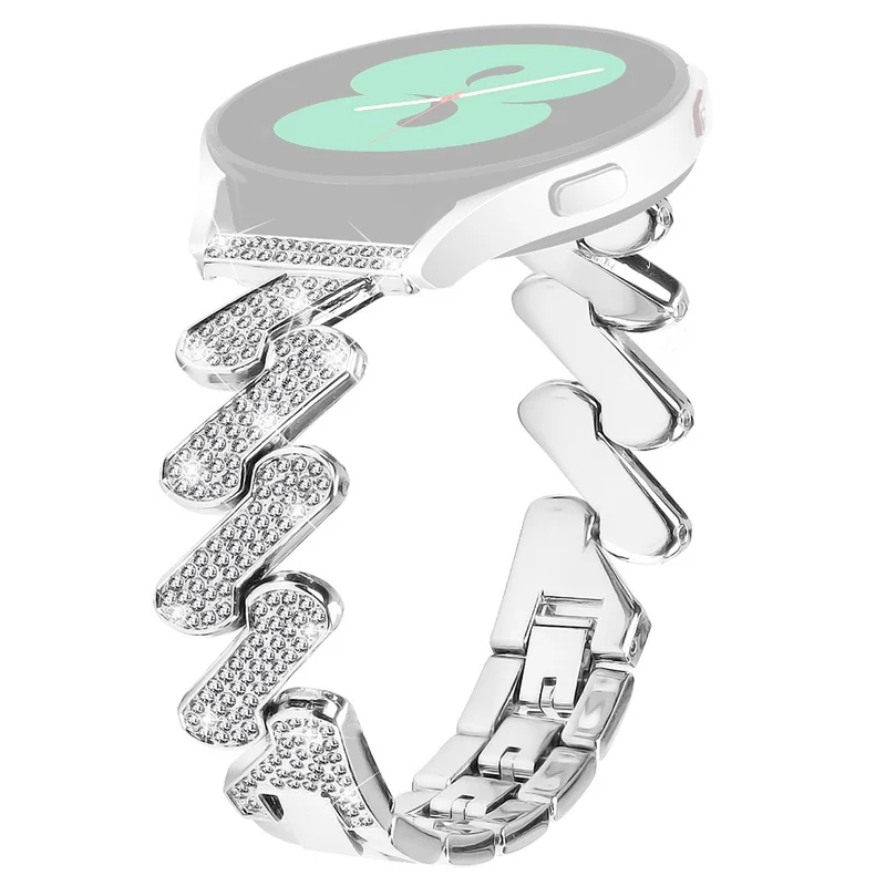 20mm Samsung Galaxy Watch Active 2 / Active rhinestone luxury décor metal strap