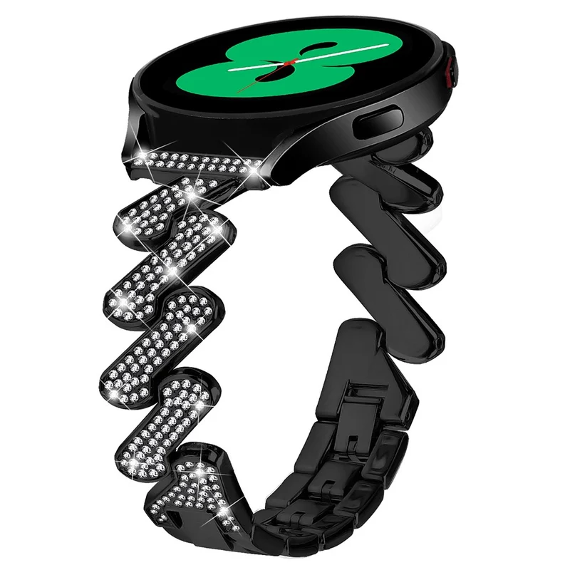 20mm Samsung Galaxy Watch Active 2 / Active rhinestone luxury décor metal strap