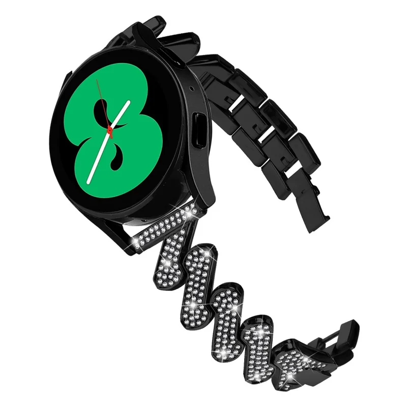 20mm Samsung Galaxy Watch 5 / 4 / 4 Classic rhinestone luxury décor metal strap