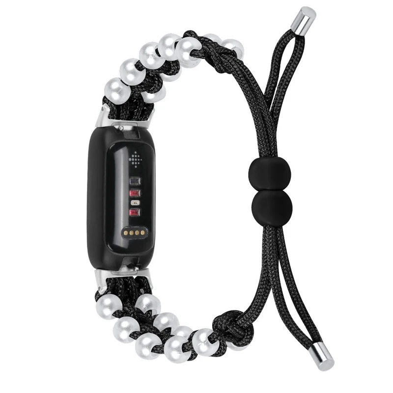 Fitbit Inspire 3 pear décor braid style strap - Rainbow