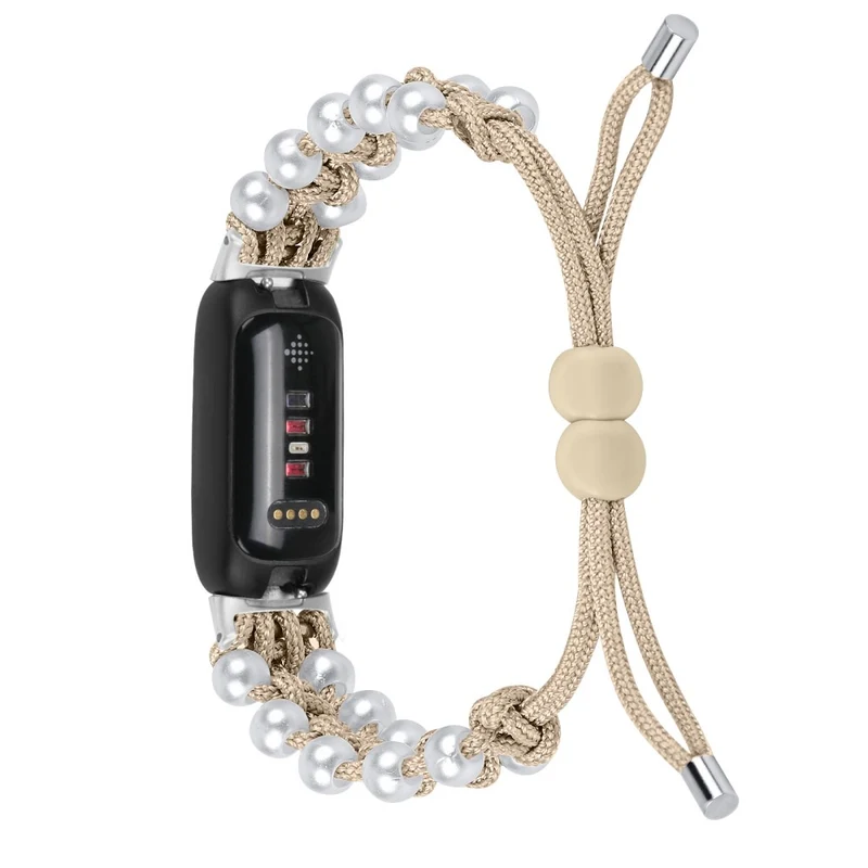 Fitbit Inspire 3 pear décor braid style strap - Rainbow