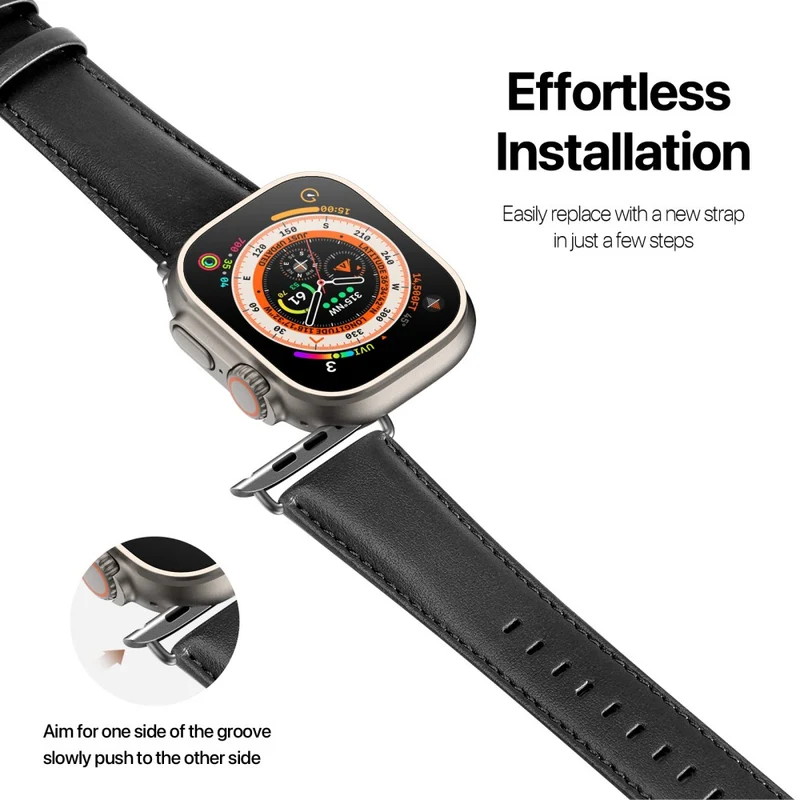DUX DUCIS YS Apple Watch Series 9 41mm Cowhide leather strap