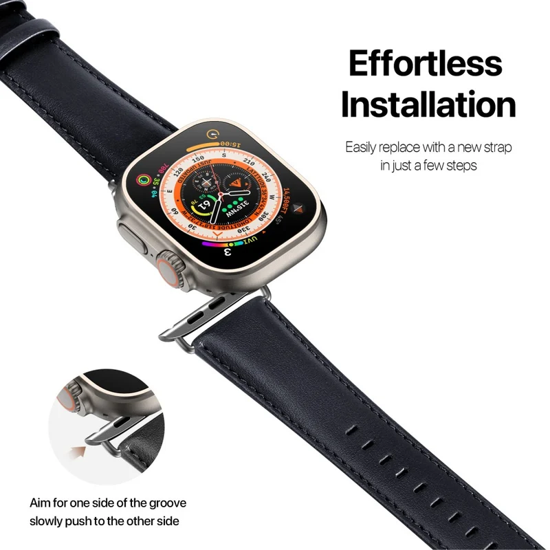 DUX DUCIS YS Apple Watch Series 9 41mm Cowhide leather strap