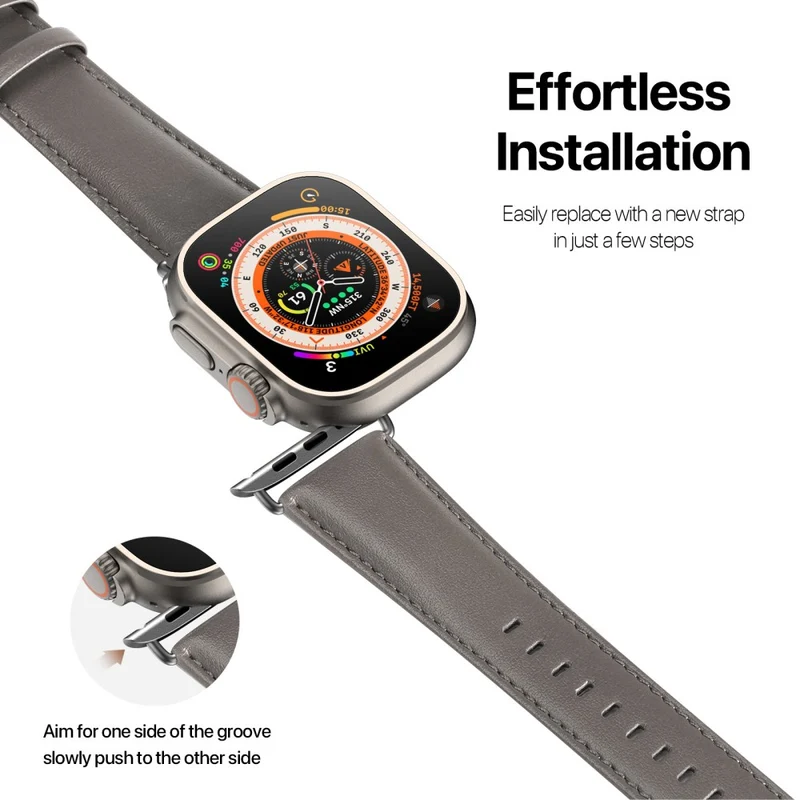 DUX DUCIS YS Apple Watch Series 9 41mm Cowhide leather strap