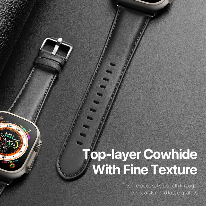 DUX DUCIS YS Apple Watch Series 9 41mm Cowhide leather strap