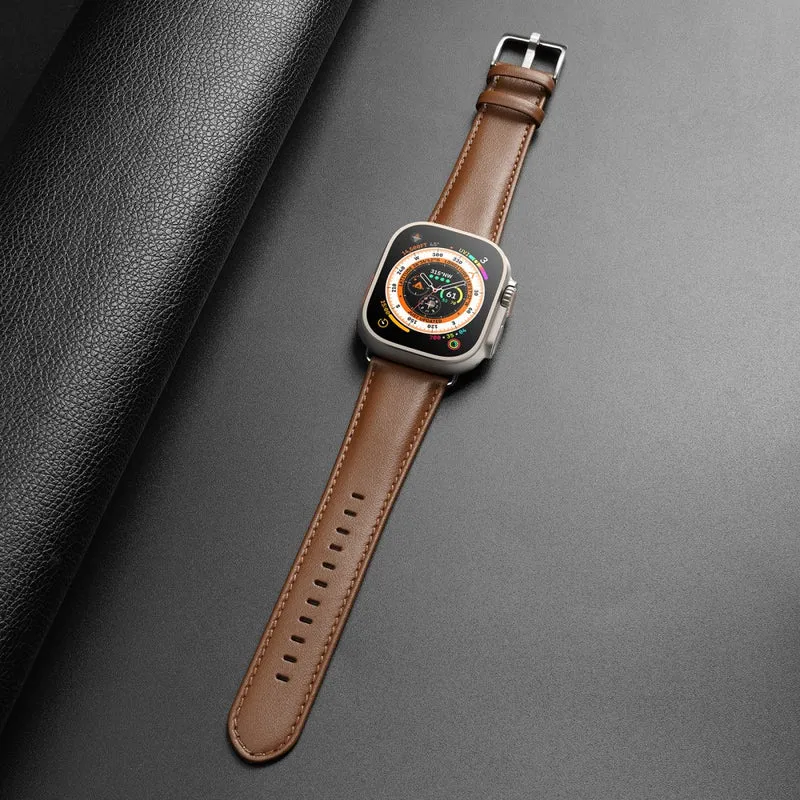 DUX DUCIS YS Apple Watch Series 9 41mm Cowhide leather strap