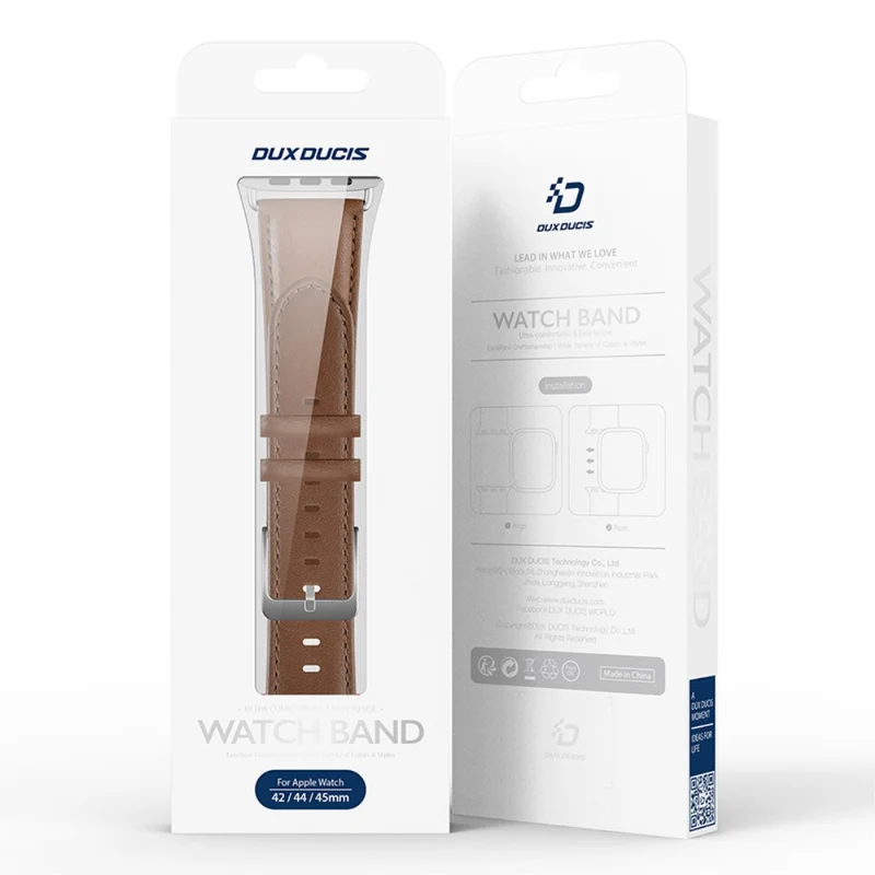 DUX DUCIS YS Apple Watch Series 9 41mm Cowhide leather strap
