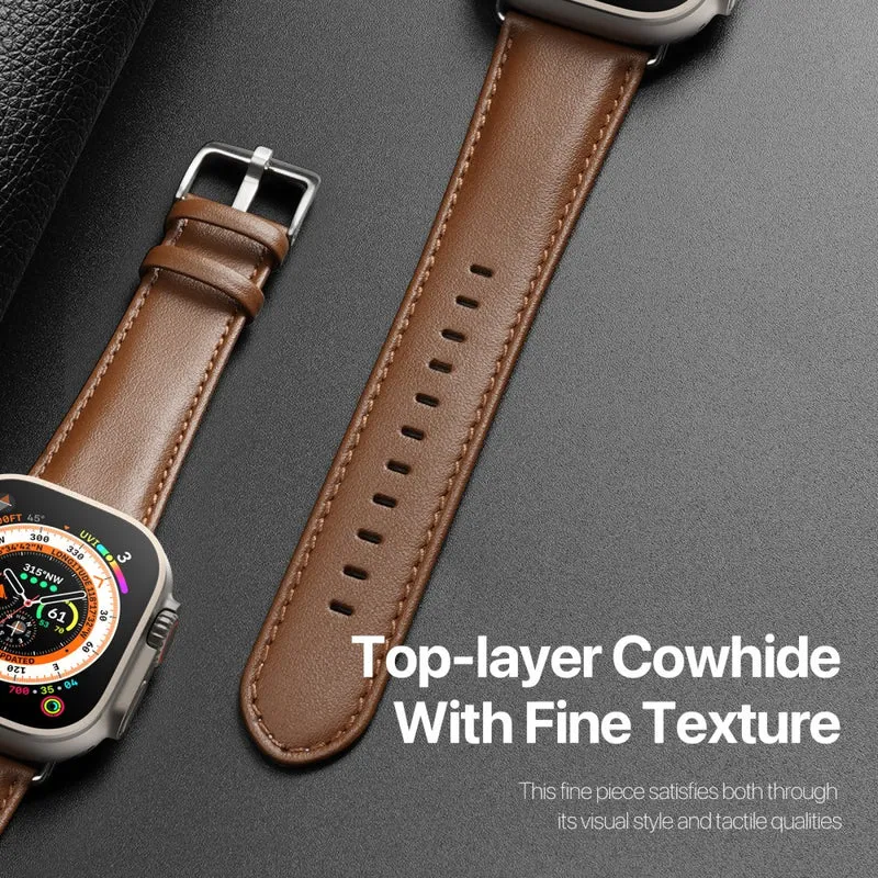 DUX DUCIS YS Apple Watch Series 9 41mm Cowhide leather strap