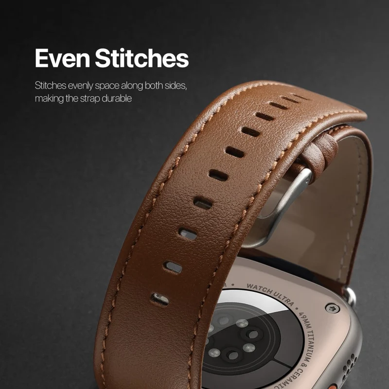 DUX DUCIS YS Apple Watch Series 9 41mm Cowhide leather strap