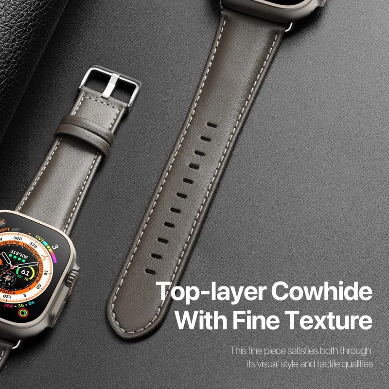 DUX DUCIS YS Apple Watch Series 9 41mm Cowhide leather strap