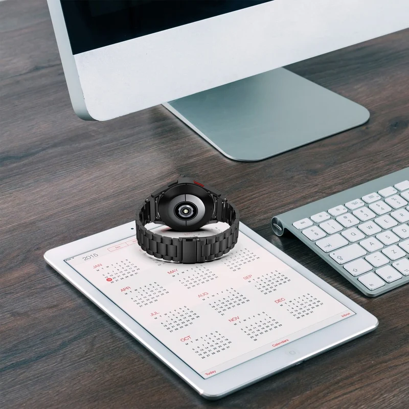 3-Bead stainless steel strap for Samsung Galaxy Watch 6 / 5 / 4