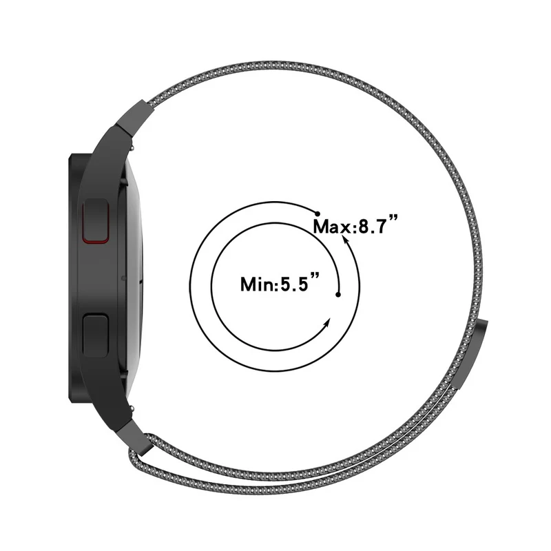 Milanese stainless steel strap for Samsung Galaxy Watch 6 / 5 / 4