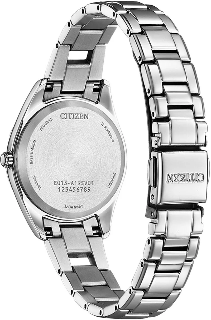 Citizen Super Titanium EW2601-81M Damenuhr • Eco-Drive • Saphirglas