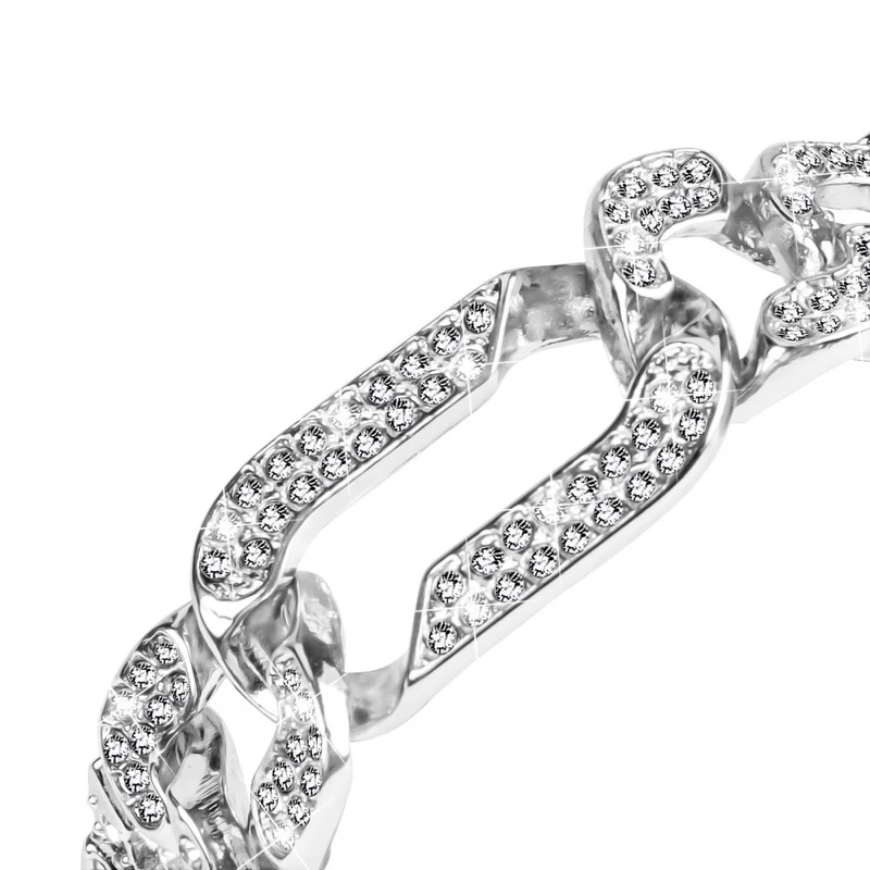 Apple Watch Series 8 (45mm) / Watch Ultra rhinestone décor metal strap
