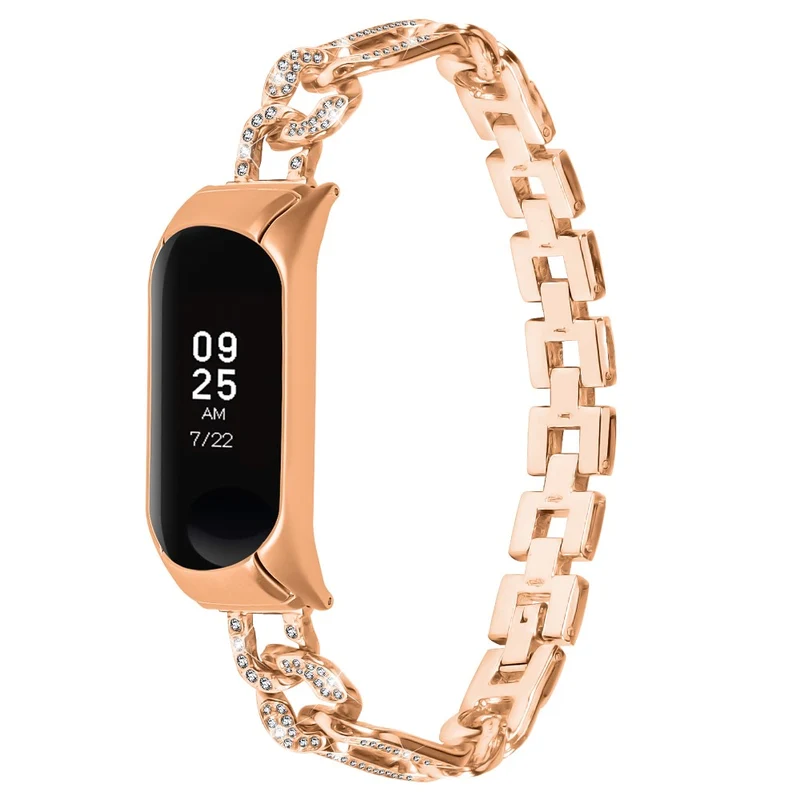 Xiaomi Smart Band 8 rhinestone décor metal strap