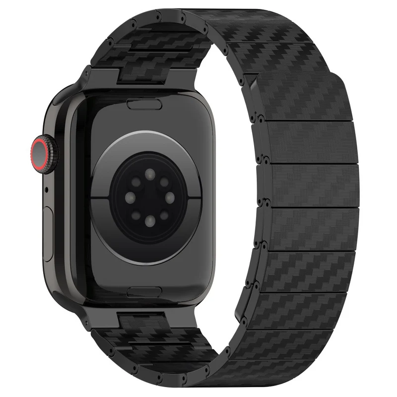 Apple Watch Series 8 (45mm) / Watch Ultra carbon fiber style magnetic strap