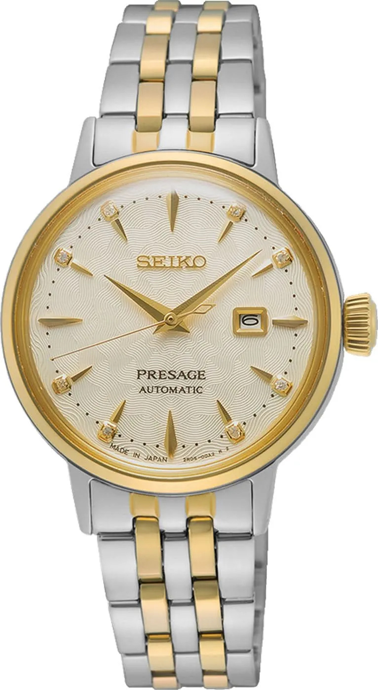 Seiko Presage SRE010J1 Damenuhr • Automatikwerk • Cocktail Time Design