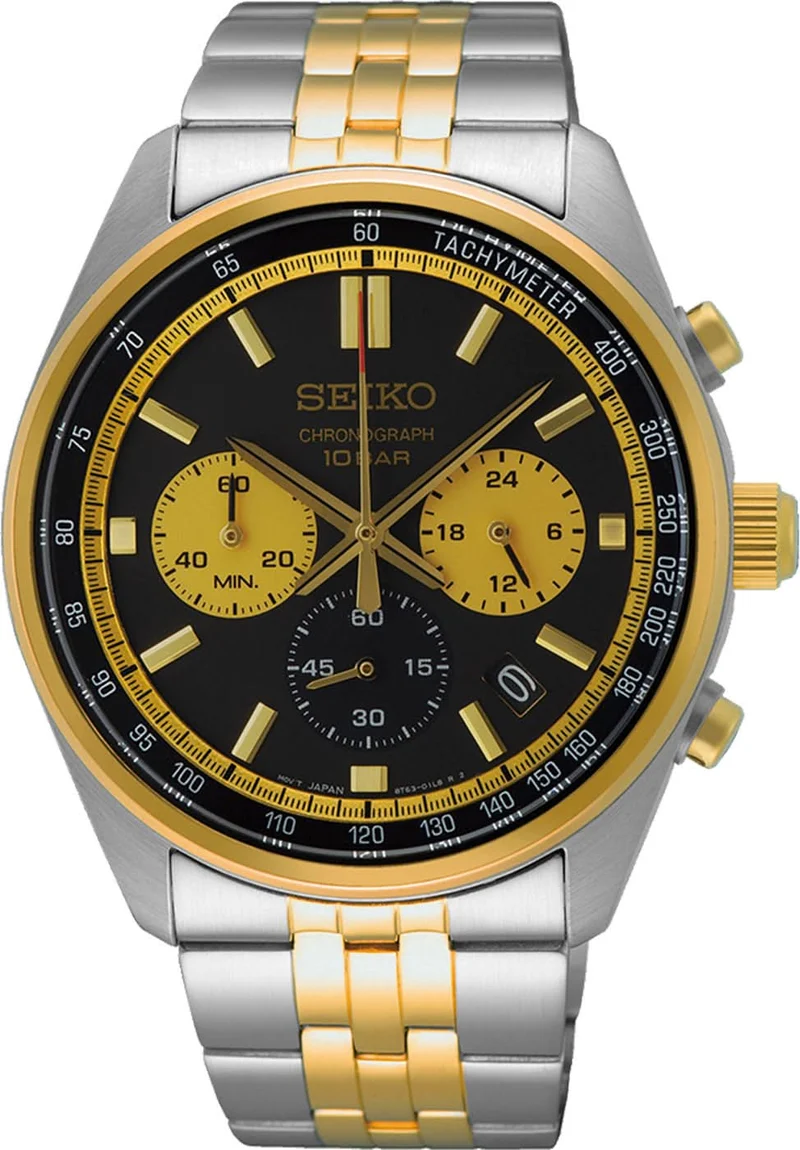 Seiko Conceptual SSB430P1 Herrenuhr • Chronograph • Bicolor