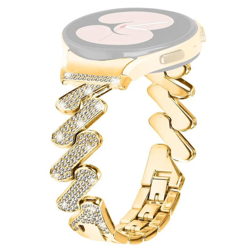 Samsung Galaxy Watch 5 / 4 rhinestone luxury décor metal strap