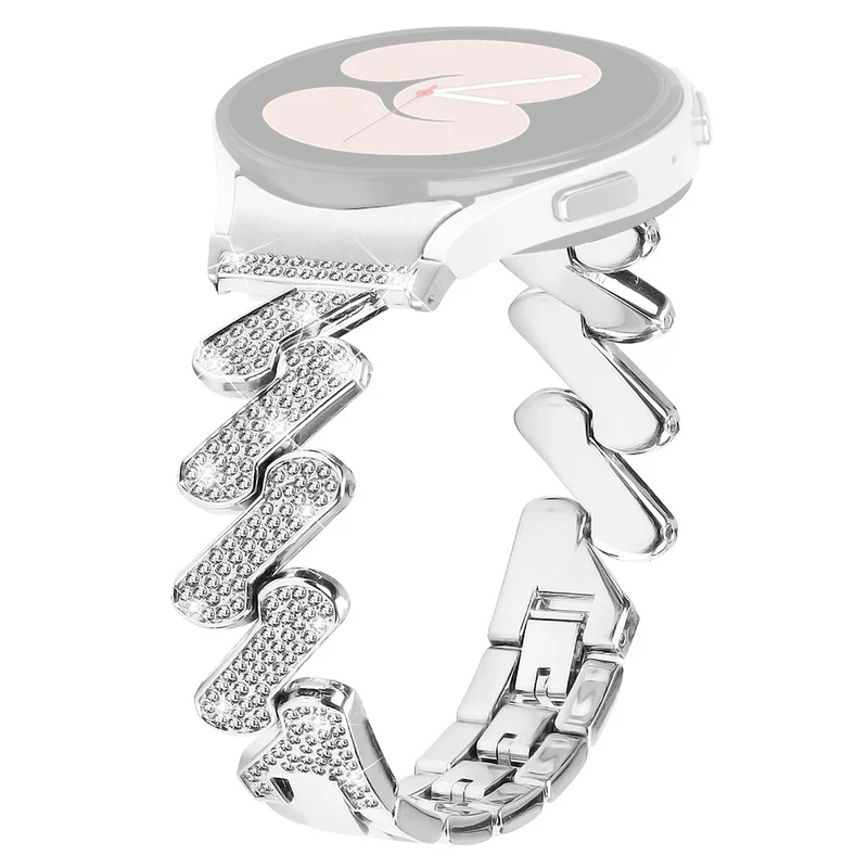 Samsung Galaxy Watch 5 / 4 rhinestone luxury décor metal strap