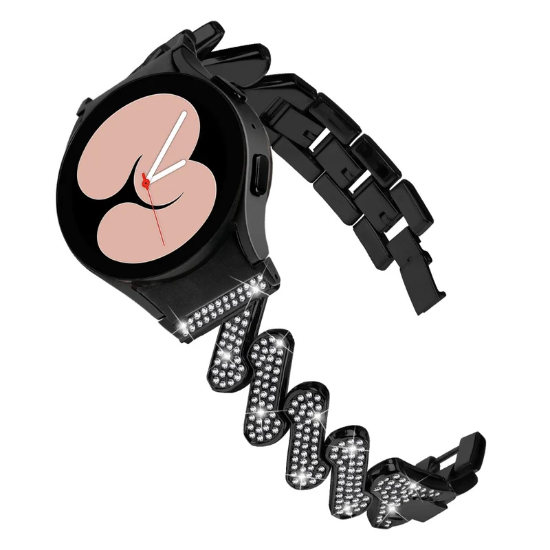 Samsung Galaxy Watch 5 / 4 rhinestone luxury décor metal strap