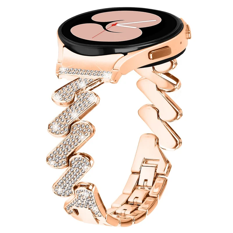 Samsung Galaxy Watch 5 / 4 rhinestone luxury décor metal strap