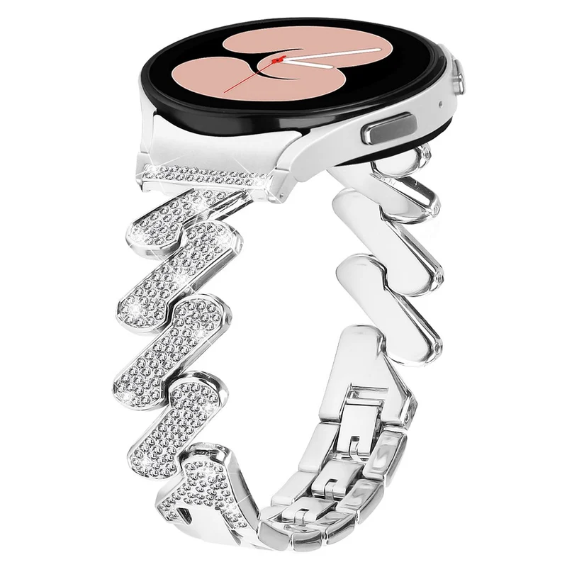 Samsung Galaxy Watch 5 / 4 rhinestone luxury décor metal strap