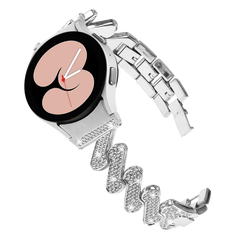 Samsung Galaxy Watch 5 / 4 rhinestone luxury décor metal strap