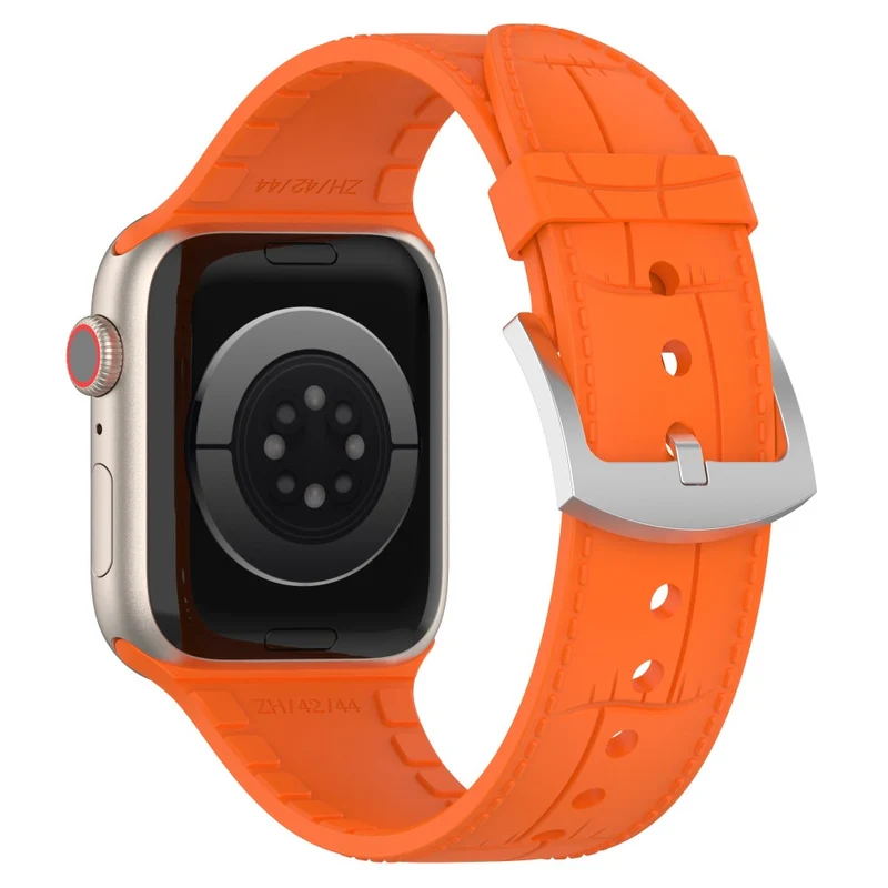 Apple Watch Series 8 (45mm) / Watch Ultra cool texture silicone strap - Dark Green