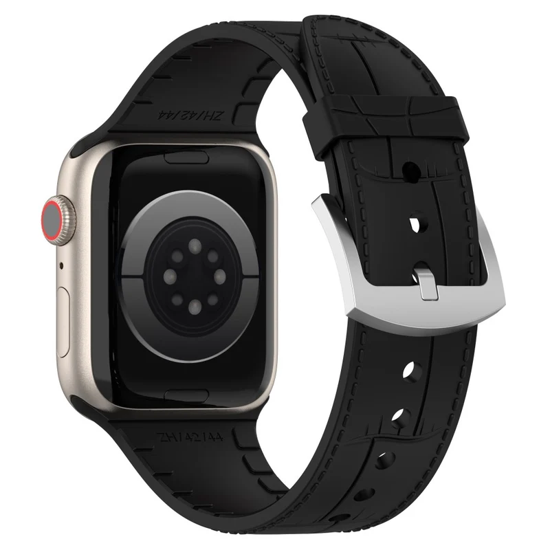 Apple Watch Series 8 (45mm) / Watch Ultra cool texture silicone strap - Dark Green