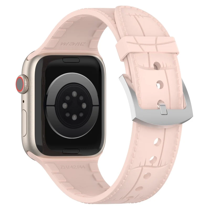 Apple Watch Series 8 (45mm) / Watch Ultra cool texture silicone strap - Dark Green