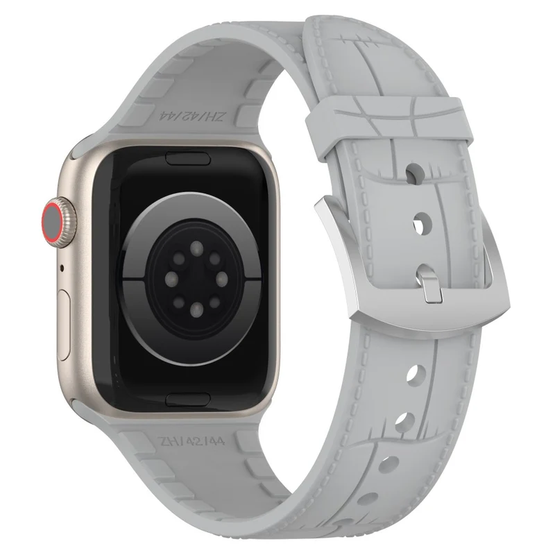 Apple Watch Series 8 (45mm) / Watch Ultra cool texture silicone strap - Dark Green