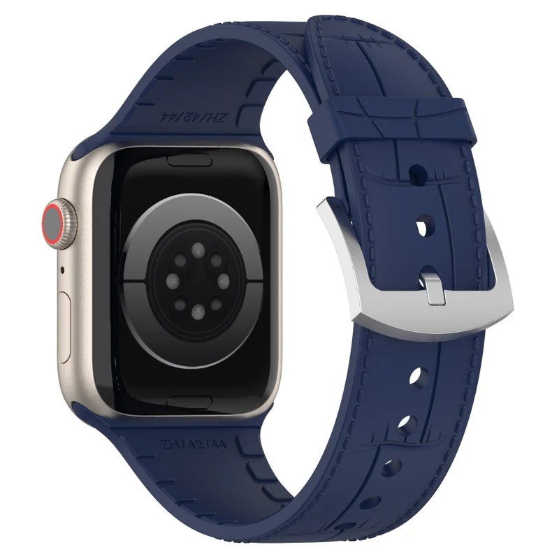 Apple Watch Series 8 (45mm) / Watch Ultra cool texture silicone strap - Dark Green