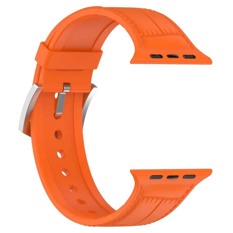 Apple Watch Series 8 (45mm) / Watch Ultra cool texture silicone strap - Dark Green