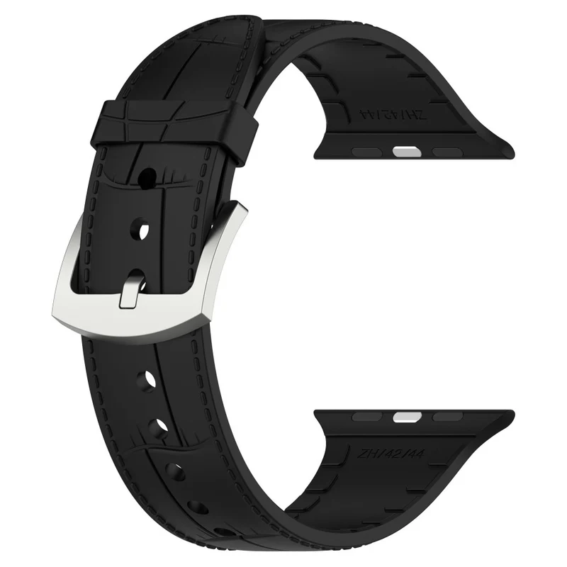 Apple Watch Series 8 (45mm) / Watch Ultra cool texture silicone strap - Dark Green