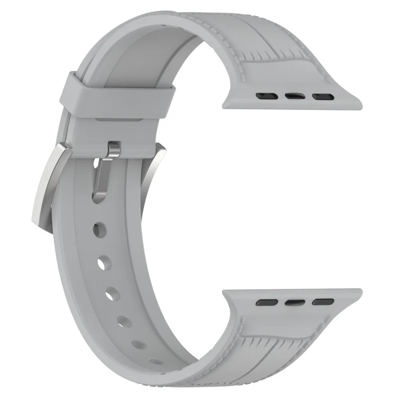 Apple Watch Series 8 (45mm) / Watch Ultra cool texture silicone strap - Dark Green