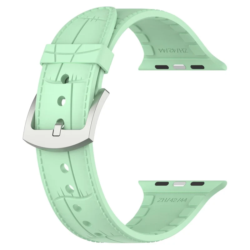 Apple Watch Series 8 (45mm) / Watch Ultra cool texture silicone strap - Dark Green