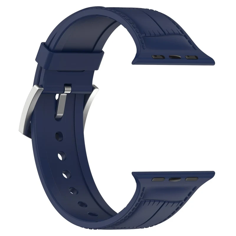 Apple Watch Series 8 (45mm) / Watch Ultra cool texture silicone strap - Dark Green