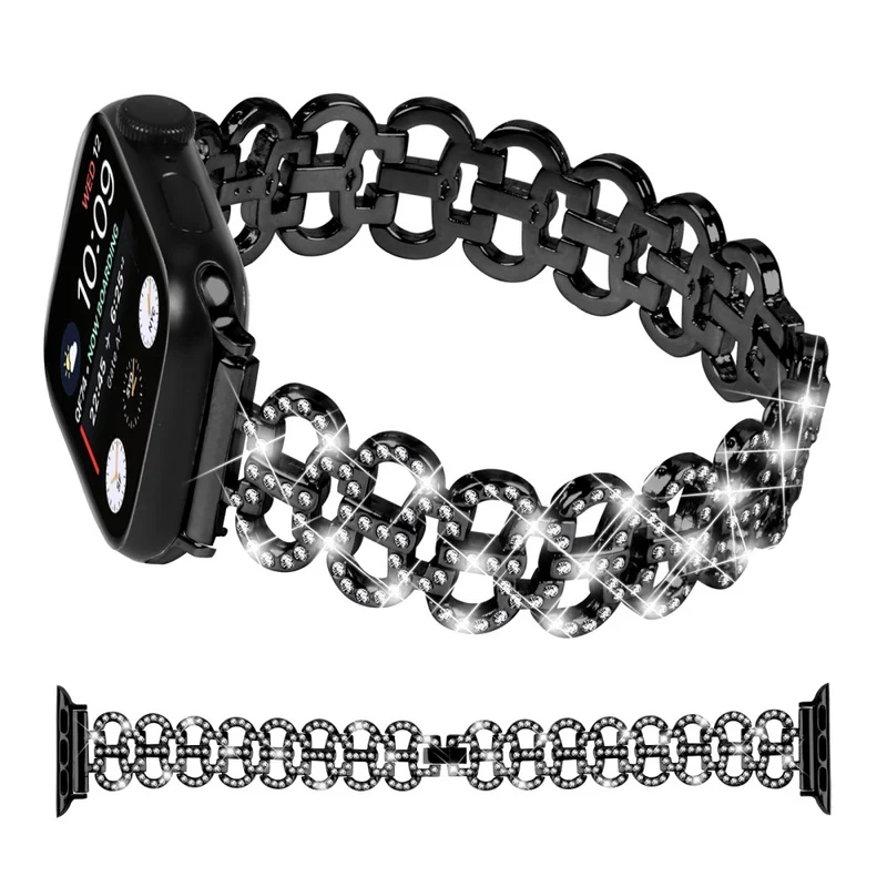 Apple Watch Series 8 (45mm) / Watch Ultra rhinestone décor alloy strap