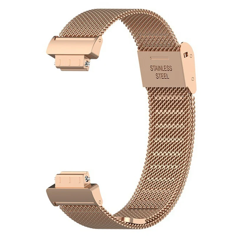 Fitbit Inspire 3 stainless steel strap with buckle