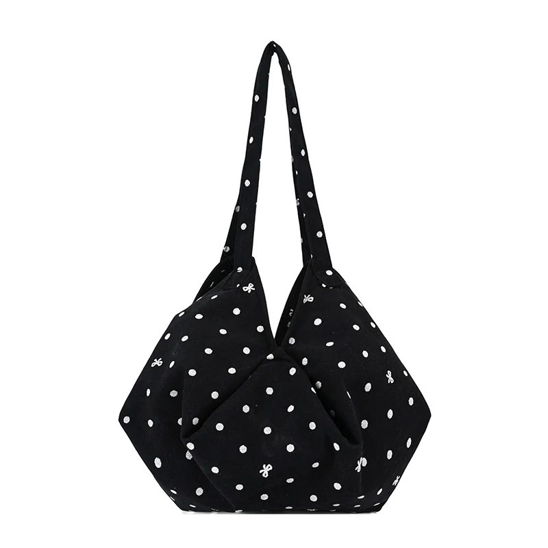 Moderne gepunktete Schultertasche