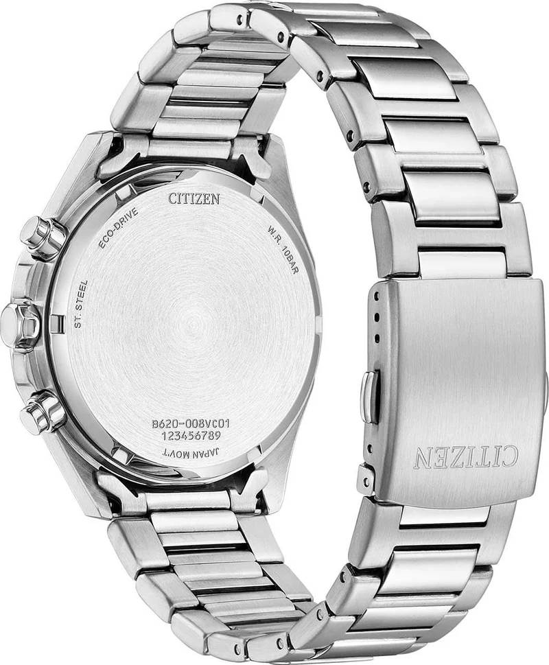 Citizen CA4590-81X Herrenuhr • Eco-Drive • Grünes Zifferblatt