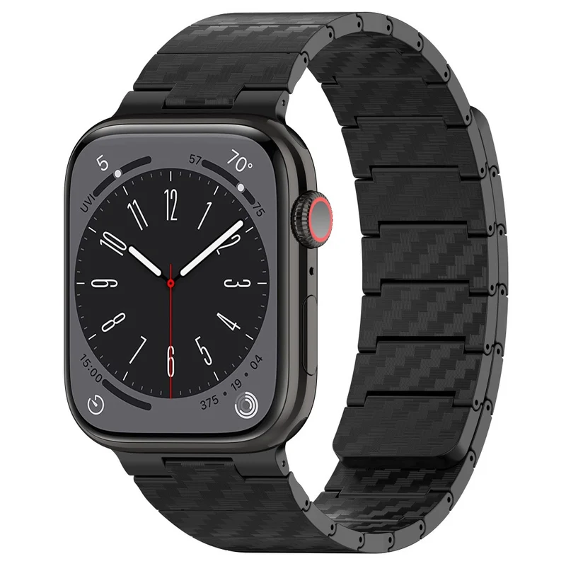 Apple Watch Series 8 (41mm) carbon fiber style magnetic strap